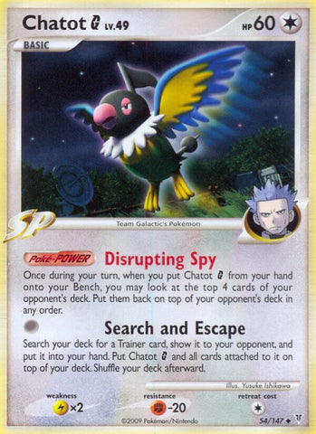 Image for Chatot G (54) (Supreme Victors) - Pokemon