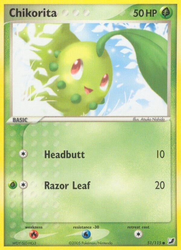 Chikorita (51/115) (Unseen Forces) Pokemon