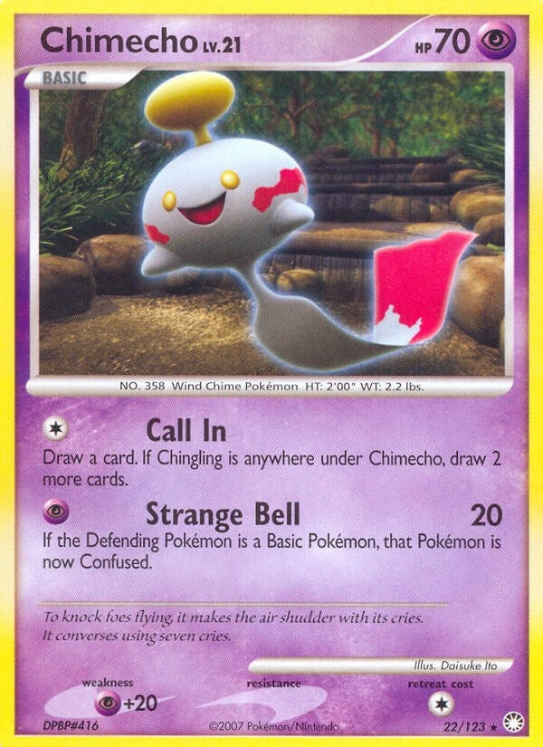 Chimecho (22/123) (Mysterious Treasures) (MT) Pokemon