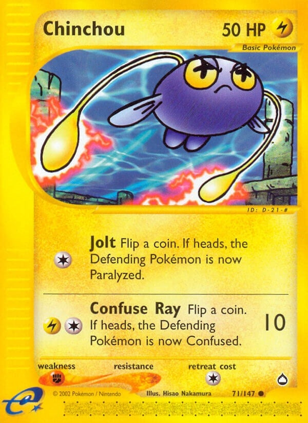 Image for Chinchou (71) (071/147) - Pokemon