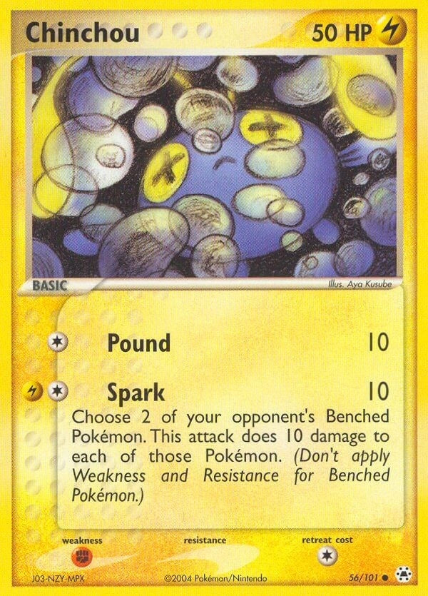 Chinchou (56/101) (EX Hidden Legends) Pokemon