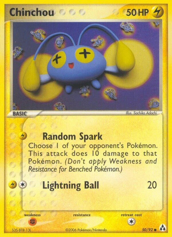 Chinchou (50/92) (EX Legend Maker) Pokemon
