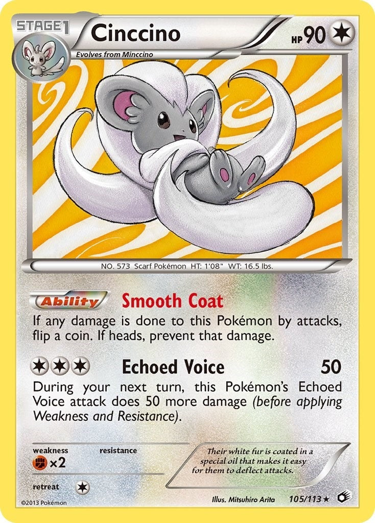 Image for Cinccino (105/113) (Legendary Treasures) - Pokemon