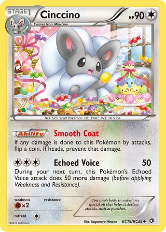 Image for Cinccino (RC19/RC25) (Legendary Treasures: Radiant Collection) - Pokemon
