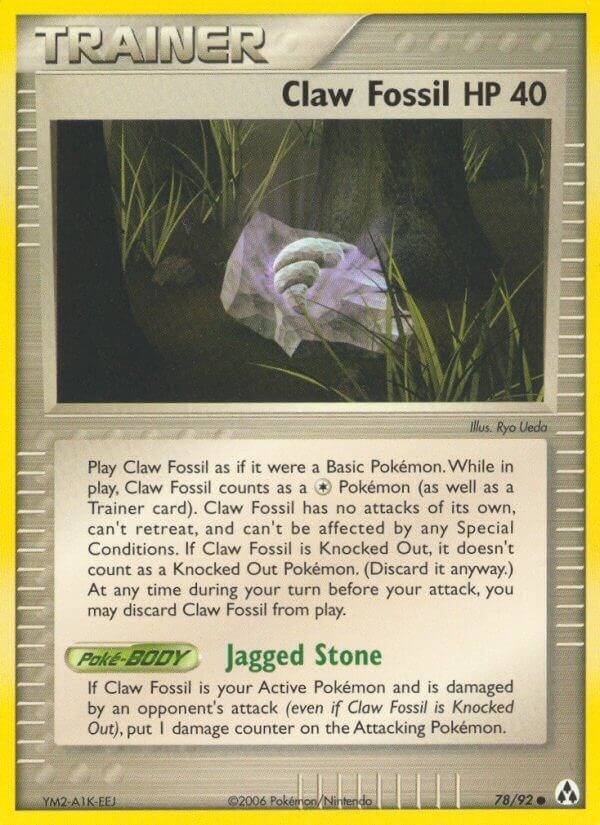 Image for Claw Fossil (78/92) (Legend Maker) - Pokemon