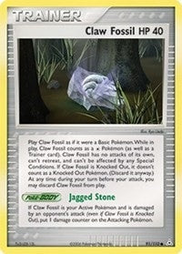 Claw Fossil (91/110) (Holon Phantoms) Pokemon