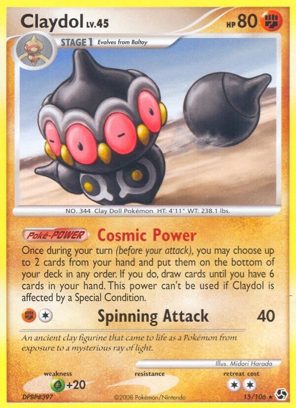 Image for Claydol (15/106) (Great Encounters) (GE) - Pokemon