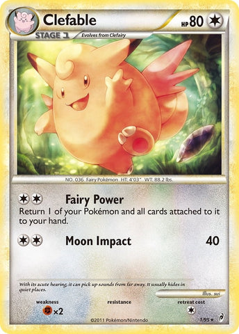 Image for Clefable (1/95) - Pokemon