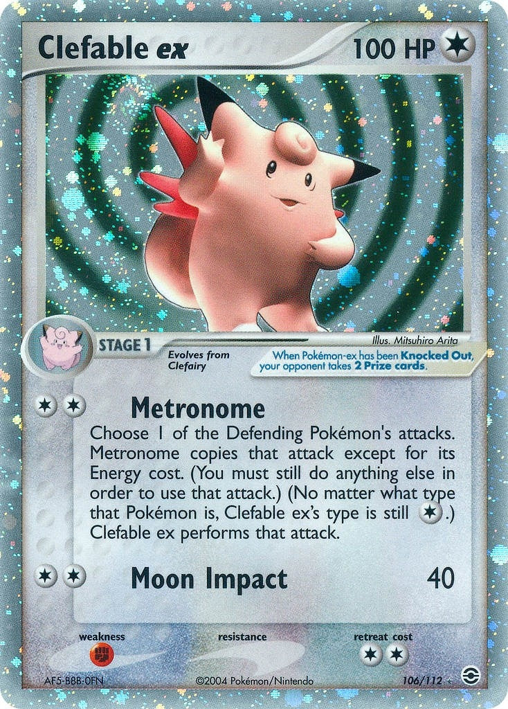 Image for Clefable ex (106/112) (EX FireRed & LeafGreen) (RG) - Pokemon