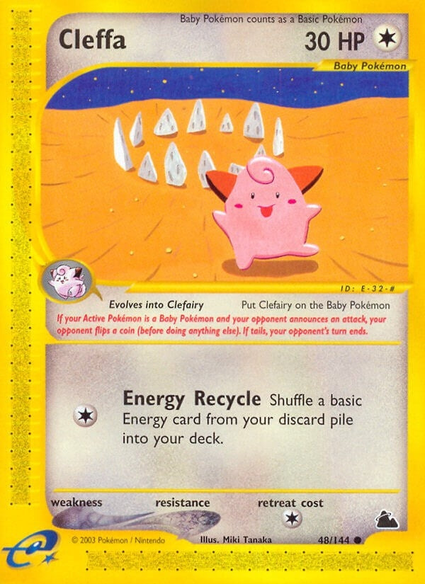 Cleffa (048/144) (Skyridge) (SK) Pokemon