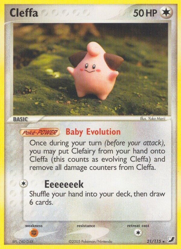 Cleffa (21/115) (EX Unseen Forces) Pokemon