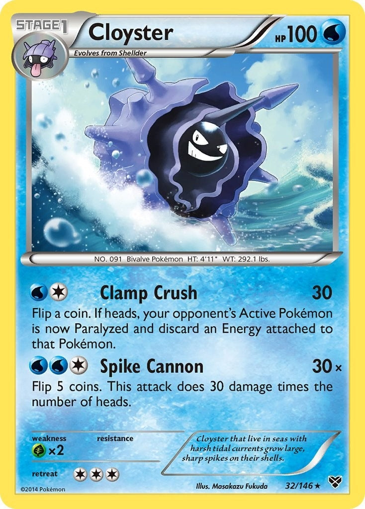 Image for Cloyster (32/146) (XY Base Set) - Pokemon