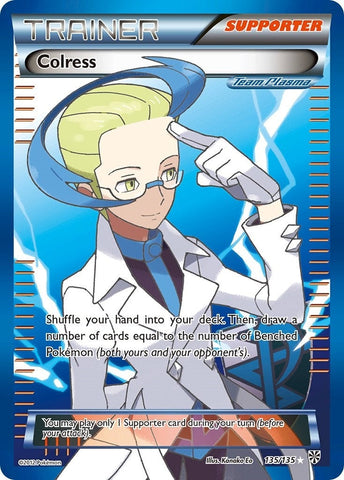 Colress (Team Plasma) (135 Full Art) (135/135) (Plasma Storm) Pokemon