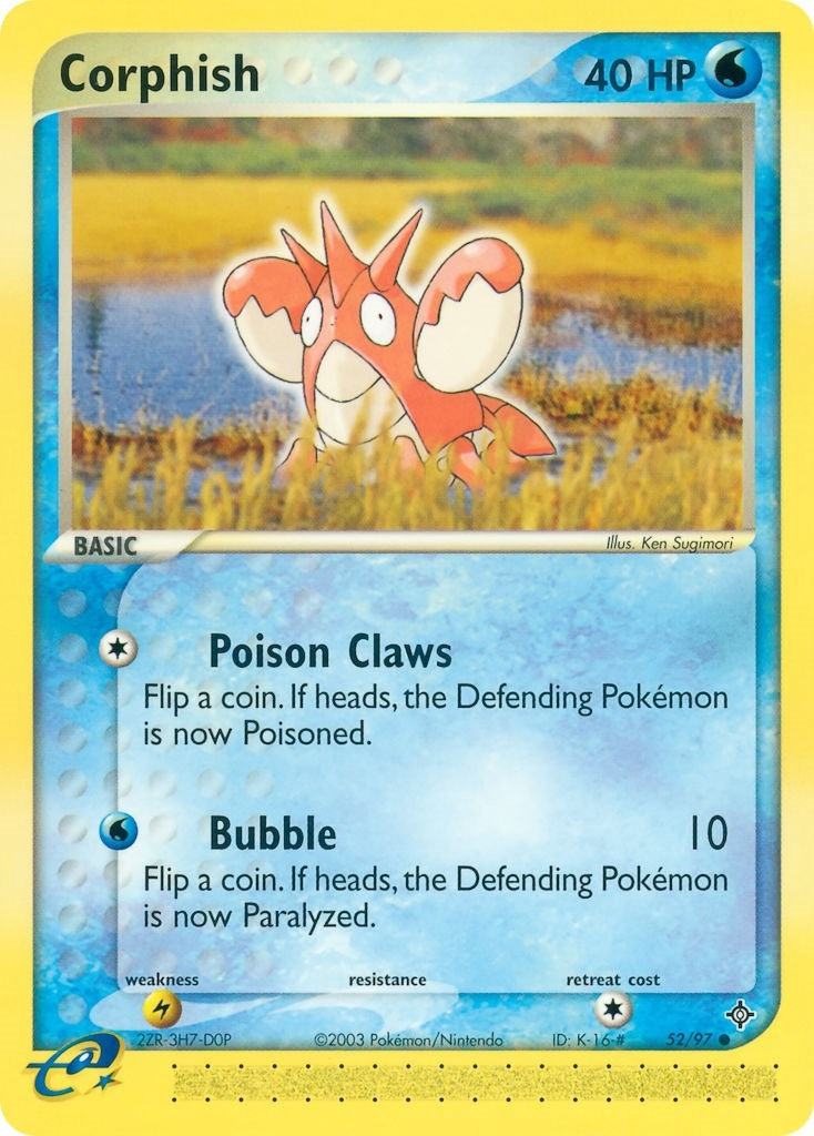 Corphish (52/97) (Dragon) Pokemon