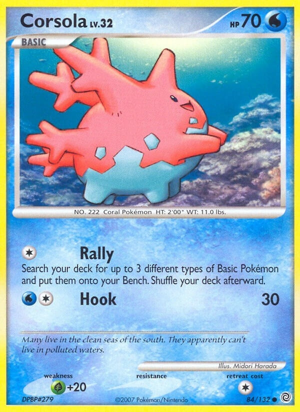 Corsola (84/132) (Secret Wonders) Pokemon