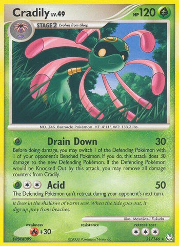 Image for Cradily (21/146) (Legends Awakened) - Pokemon