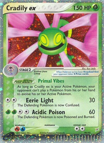 Cradily ex (90/95) (Team Magma vs Team Aqua) Pokemon