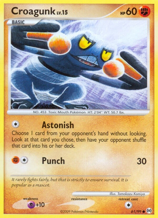 Image for Croagunk (61/99) - Pokemon