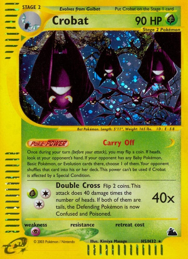 Crobat (H5) (H05/H32) (Skyridge) Pokemon