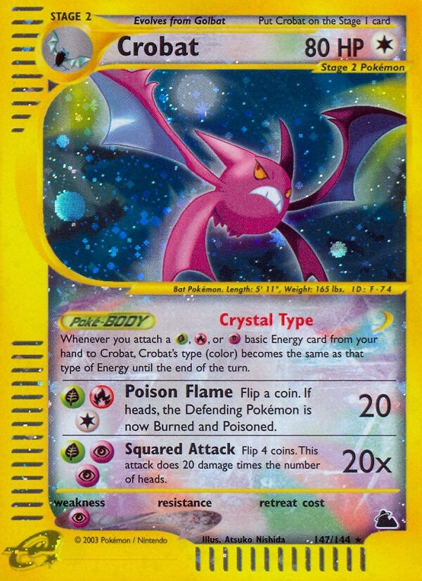 Image for Crobat (147) (147/144) (Skyridge) (SK) - Pokemon