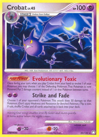 Crobat (23/123) (Mysterious Treasures) Pokemon