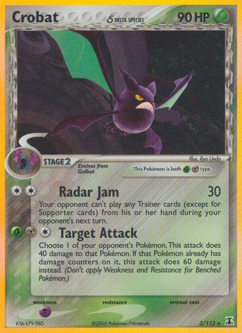 Image for Crobat (Delta Species) (2/113) - Pokemon
