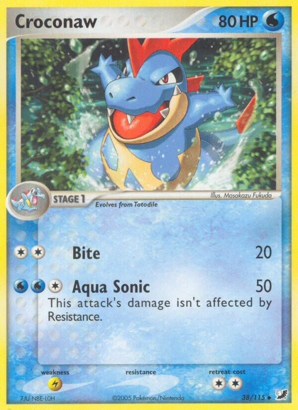 Croconaw (38/115) (Unseen Forces) (UF) Pokemon