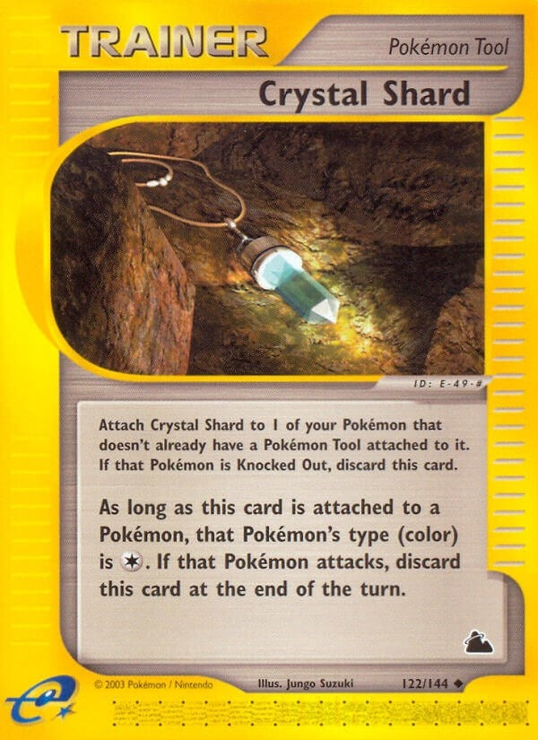 Crystal Shard (122/144) (Skyridge) Pokemon