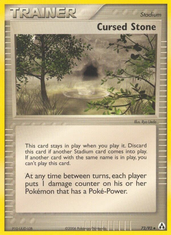 Cursed Stone (72/92) (EX Legend Maker) Pokemon