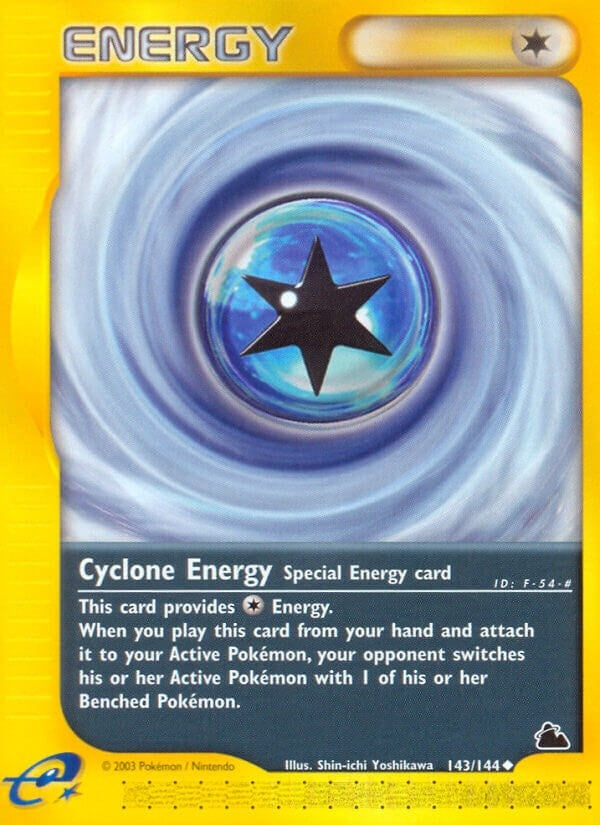 Cyclone Energy (143/144) (Skyridge) (SK) Pokemon