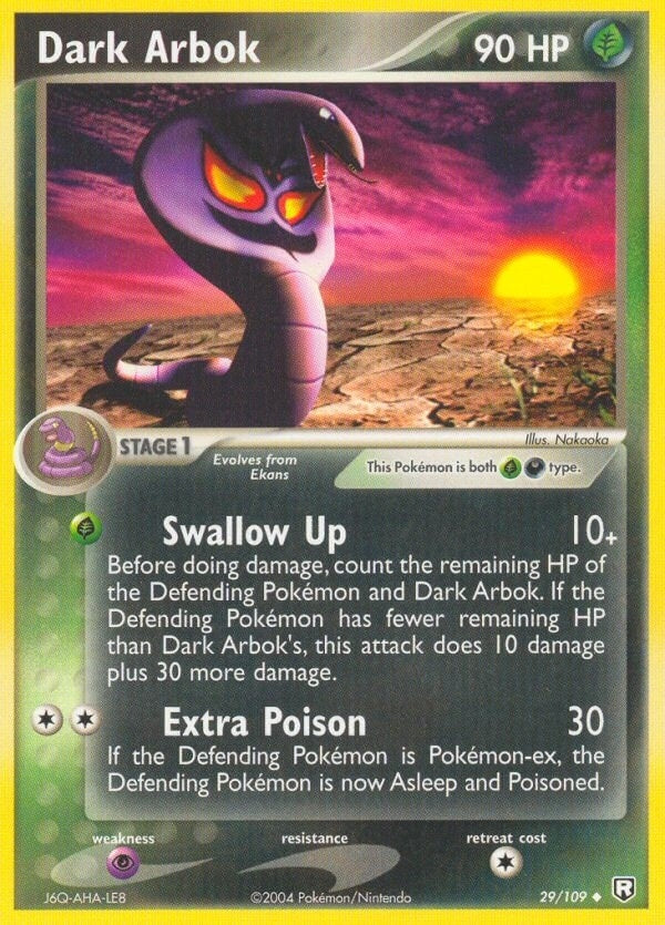 Dark Arbok (29/109) (Team Rocket Returns) Pokemon
