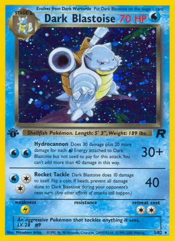 Dark Blastoise (3) (03/82) (Team Rocket) Pokemon