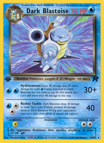 Image for Dark Blastoise (20) (20/82) (Team Rocket) - Pokemon