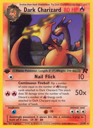 Dark Charizard (21) (21/82) (Team Rocket) Pokemon