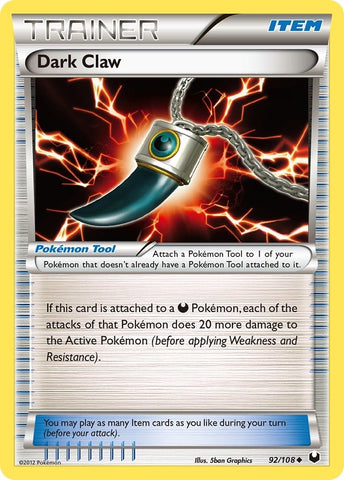 Image for Dark Claw (92/108) - Pokemon