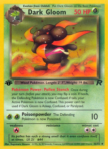 Dark Gloom (36/82) (Team Rocket) Pokemon