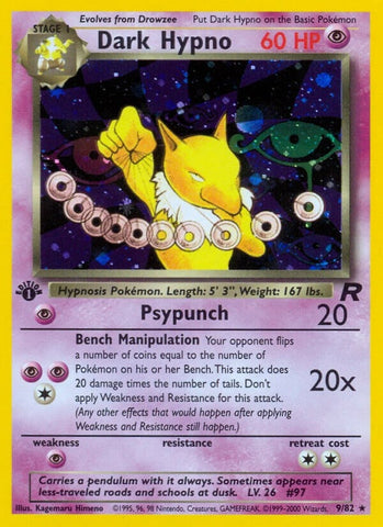 Dark Hypno (9) (09/82) (Team Rocket) Pokemon