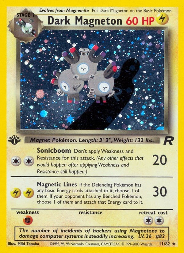 Dark Magneton (11) (11/82) (Team Rocket) Pokemon