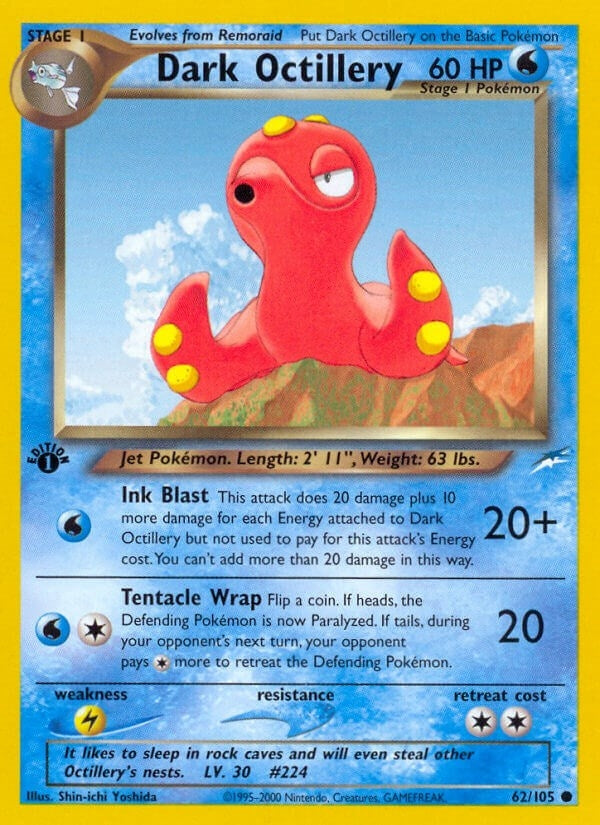 Dark Octillery (062/105) (Neo Destiny) Pokemon