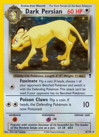Dark Persian (006/110) (Legendary Collection) Pokemon