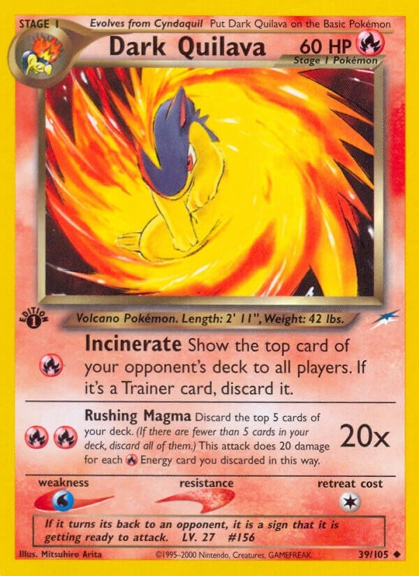 Dark Quilava (039/105) (Neo Destiny) Pokemon