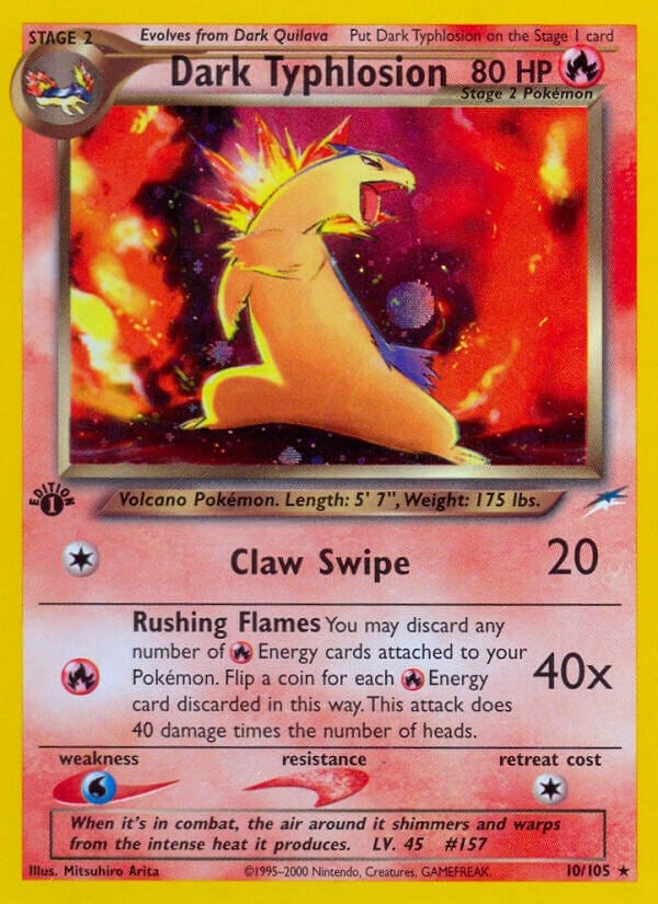 Dark Typhlosion (010/105) (Neo Destiny) Pokemon