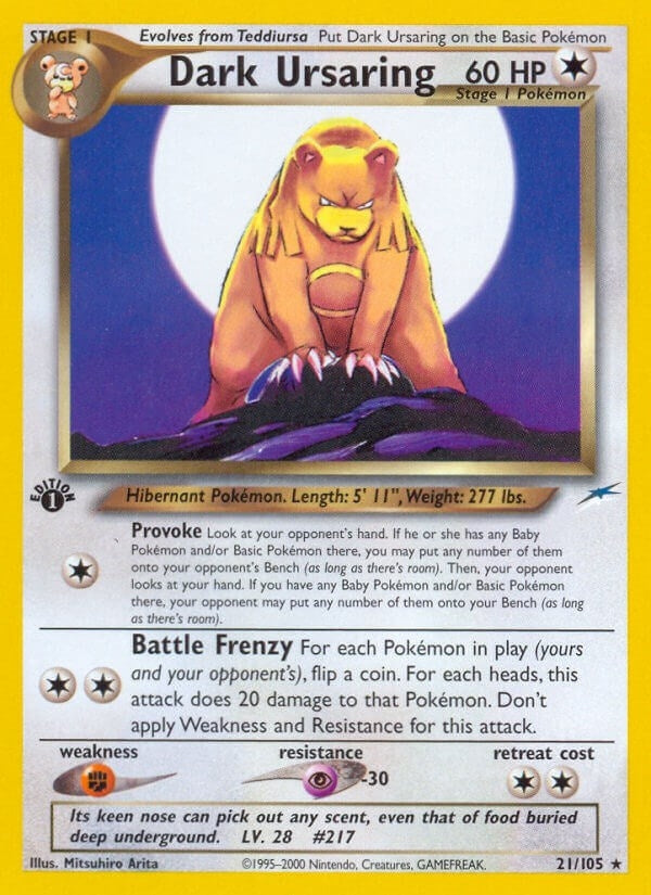 Image for Dark Ursaring (021/105) (Neo Destiny) (N4) - Pokemon