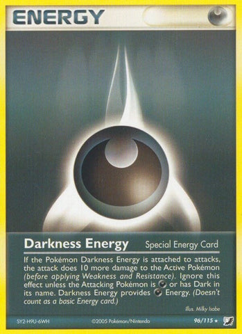 Darkness Energy (Special) (96/115) (Unseen Forces) Pokemon