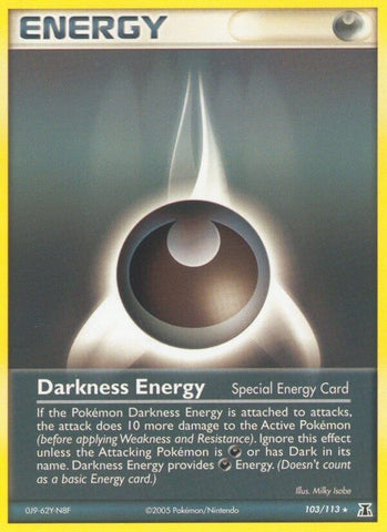 Image for Darkness Energy (Special) (103/113) - Pokemon