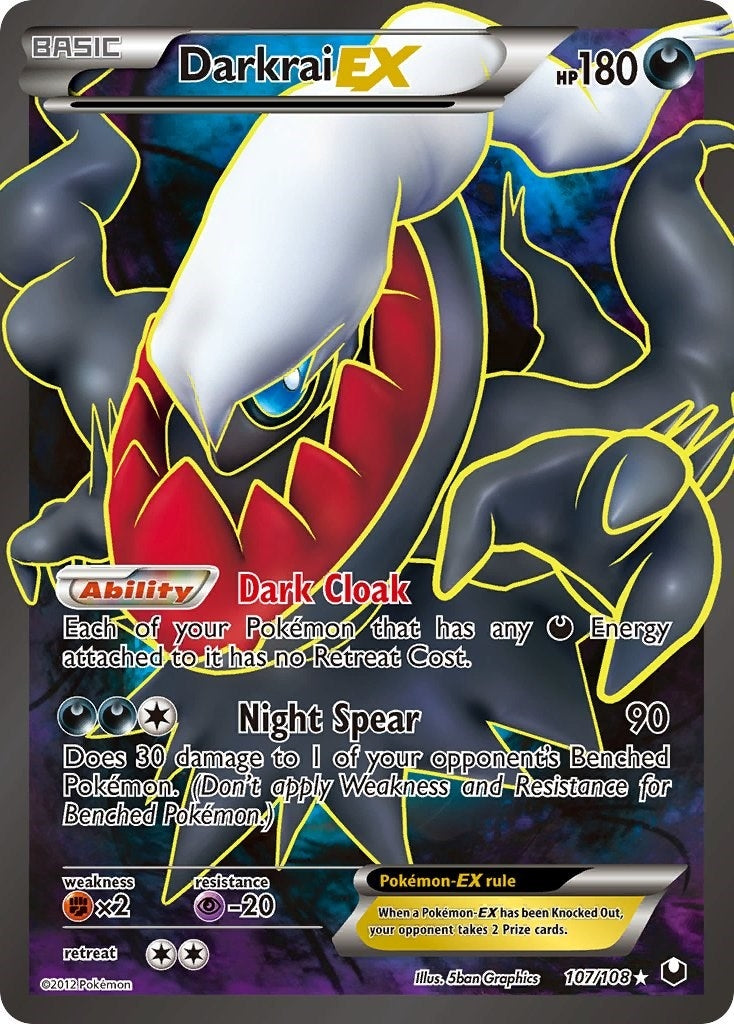 Image for Darkrai EX (107 Full Art) (107/108) - Pokemon