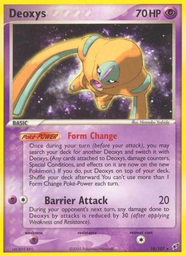 Image for Deoxys (Defense Forme) (18/107) - Pokemon