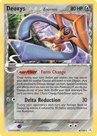 Image for Deoxys (Delta Species - Defense Forme) (4/110) (EX Holon Phantoms) (HP) - Pokemon