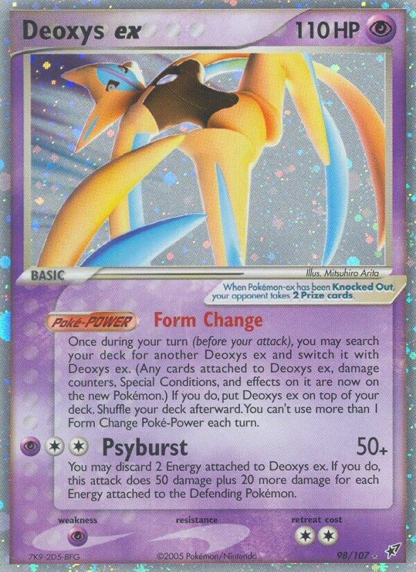 Image for Deoxys ex (Attack Forme) (98/107) - Pokemon