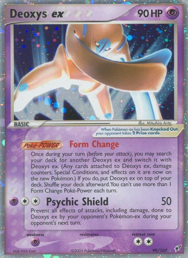 Image for Deoxys ex (Defense Forme) (99/107) - Pokemon